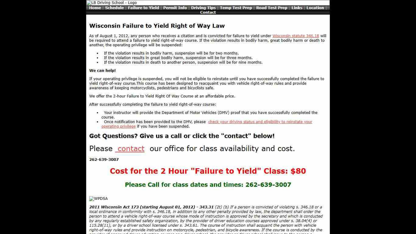 L & B Driving School